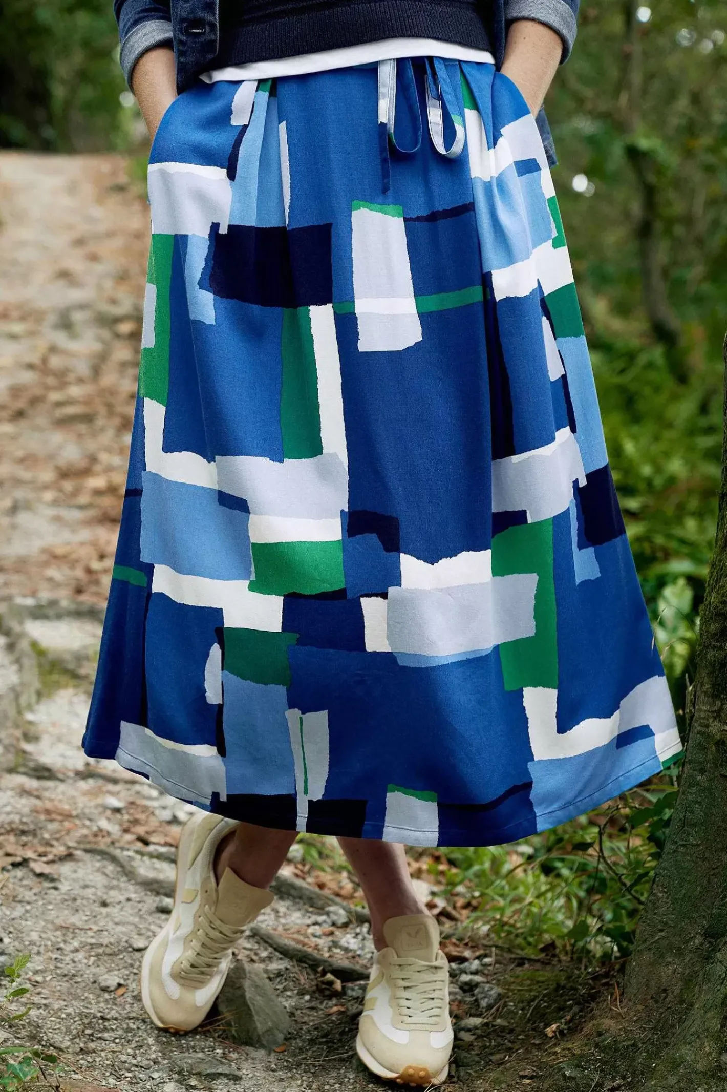 Women Seasalt Cornwall Allantide Midi Skirt
