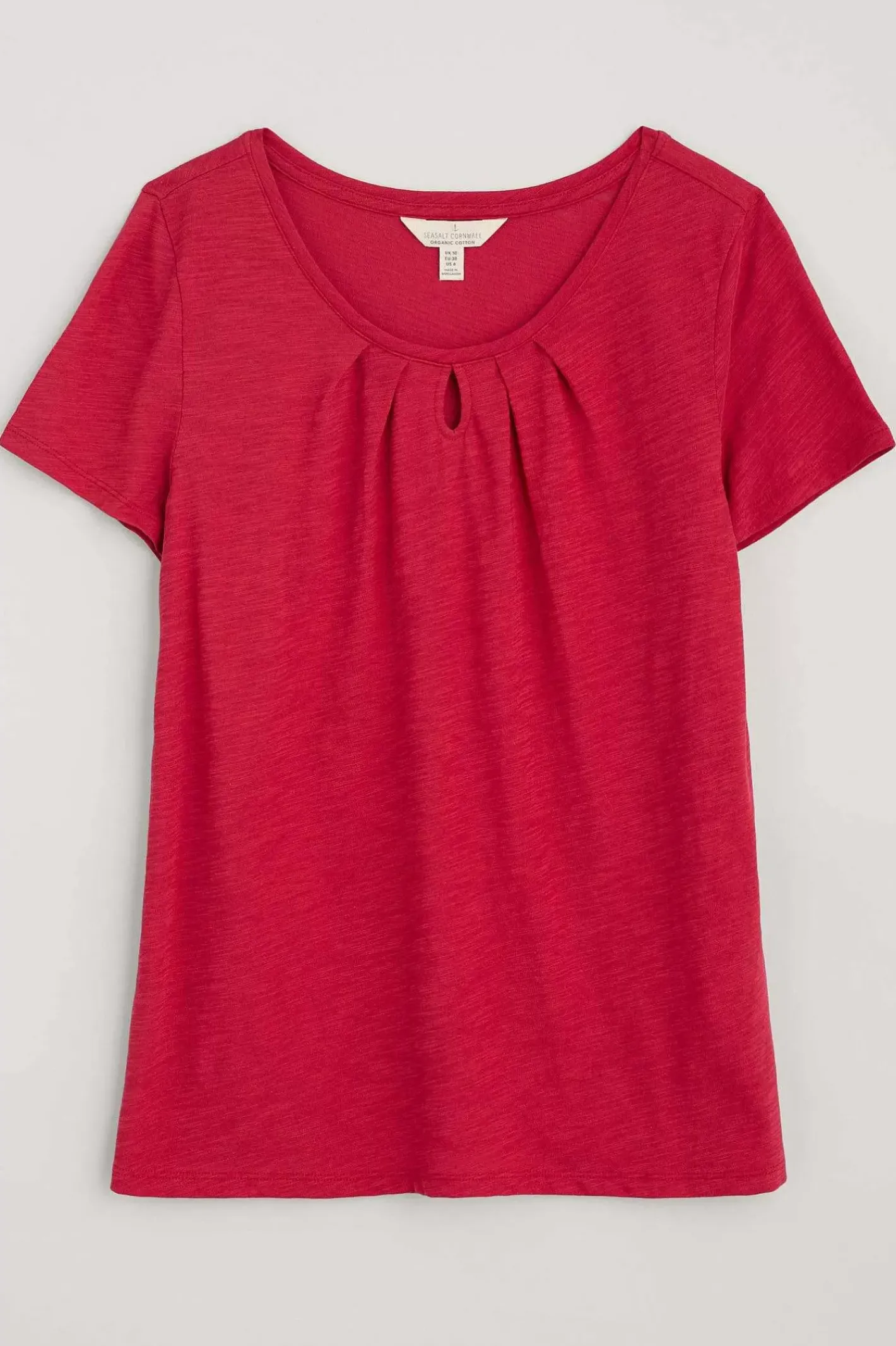 Women Seasalt Cornwall Appletree Keyhole Detail T-Shirt (Gots)