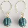 Women Seasalt Cornwall Barley Ceramic Bead Earrings