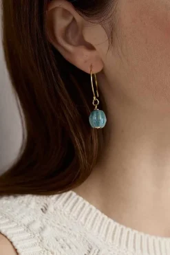Women Seasalt Cornwall Barley Ceramic Bead Earrings