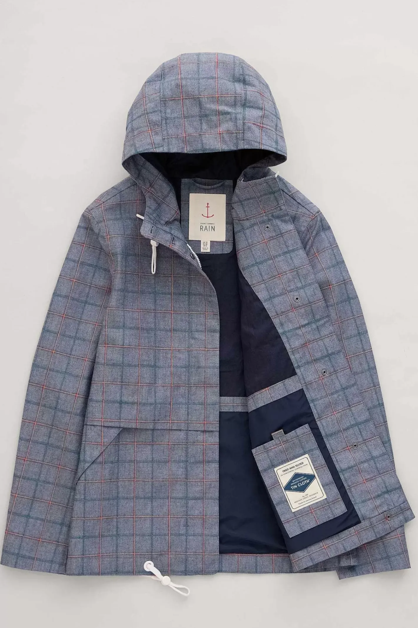 Women Seasalt Cornwall Blue Depth Waterproof Jacket