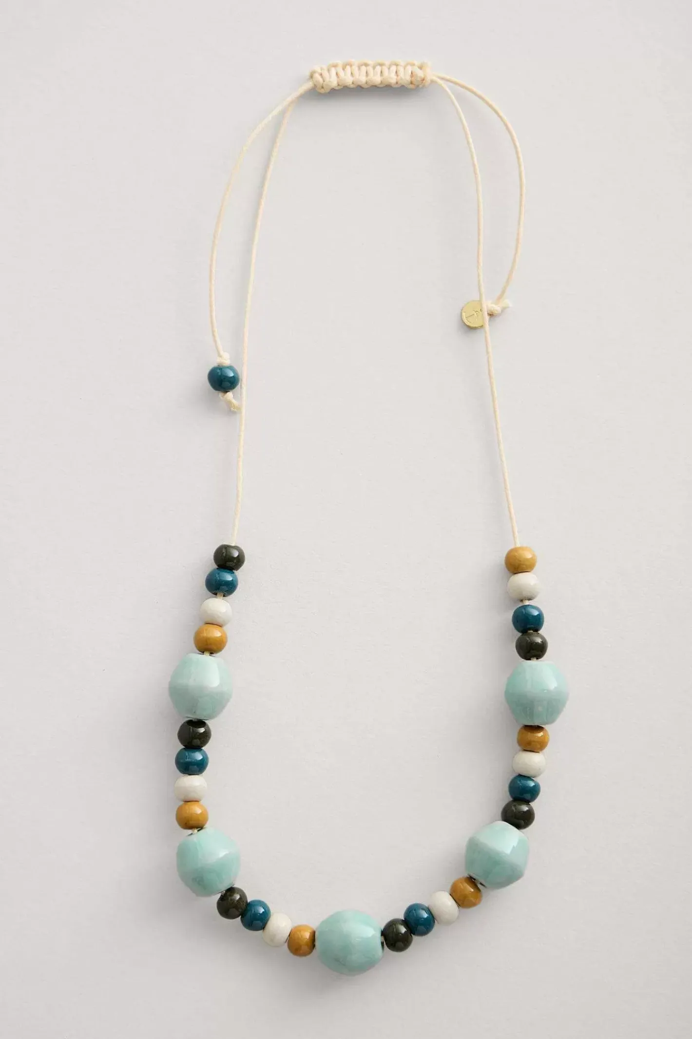 Women Seasalt Cornwall Canna Ceramic Bead Necklace