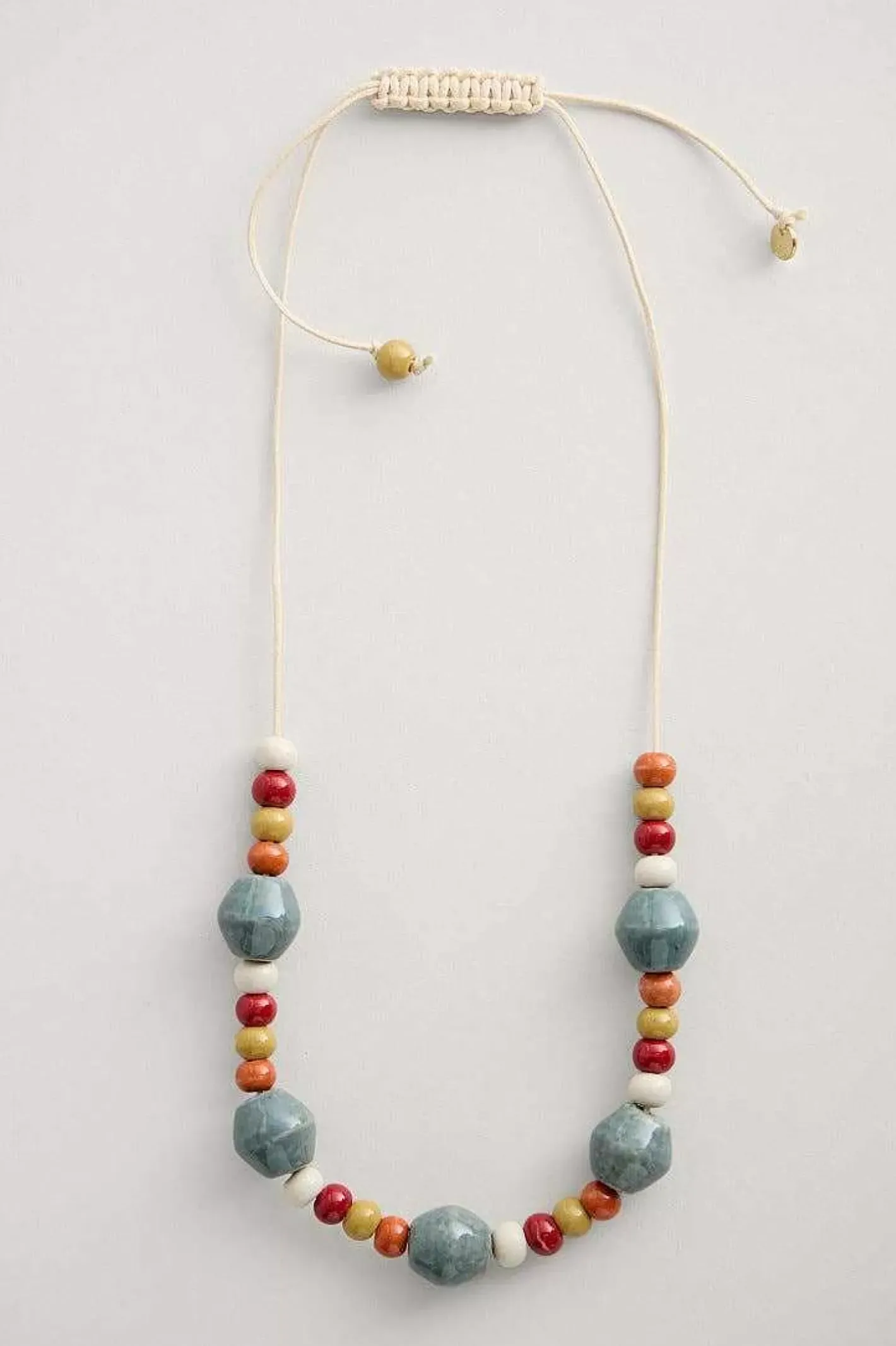 Women Seasalt Cornwall Canna Ceramic Bead Necklace