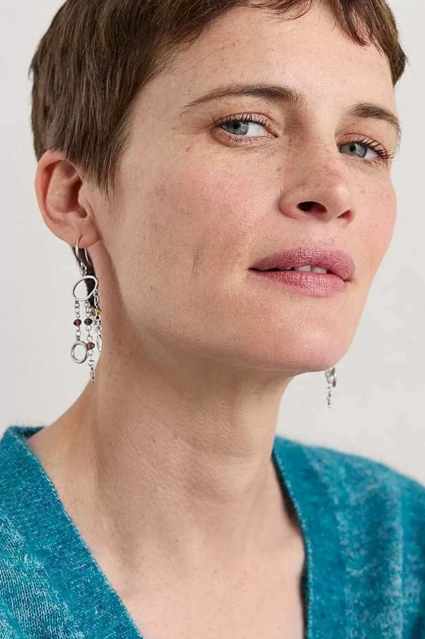 Women Seasalt Cornwall Chy Silver Tone Charm Earrings