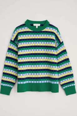 Women Seasalt Cornwall Clover Bed Lambswool Blend Jumper