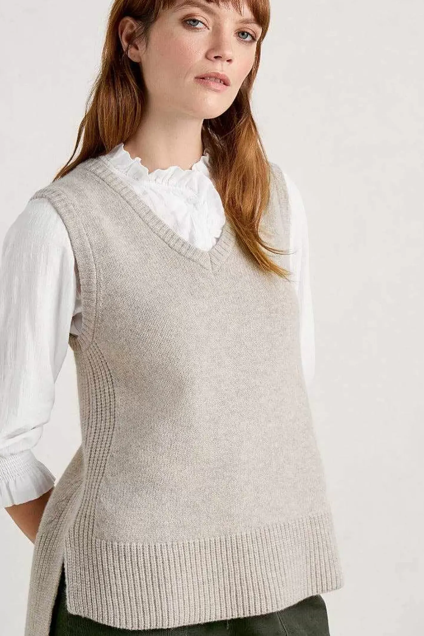 Women Seasalt Cornwall Coupling V-Neck Vest