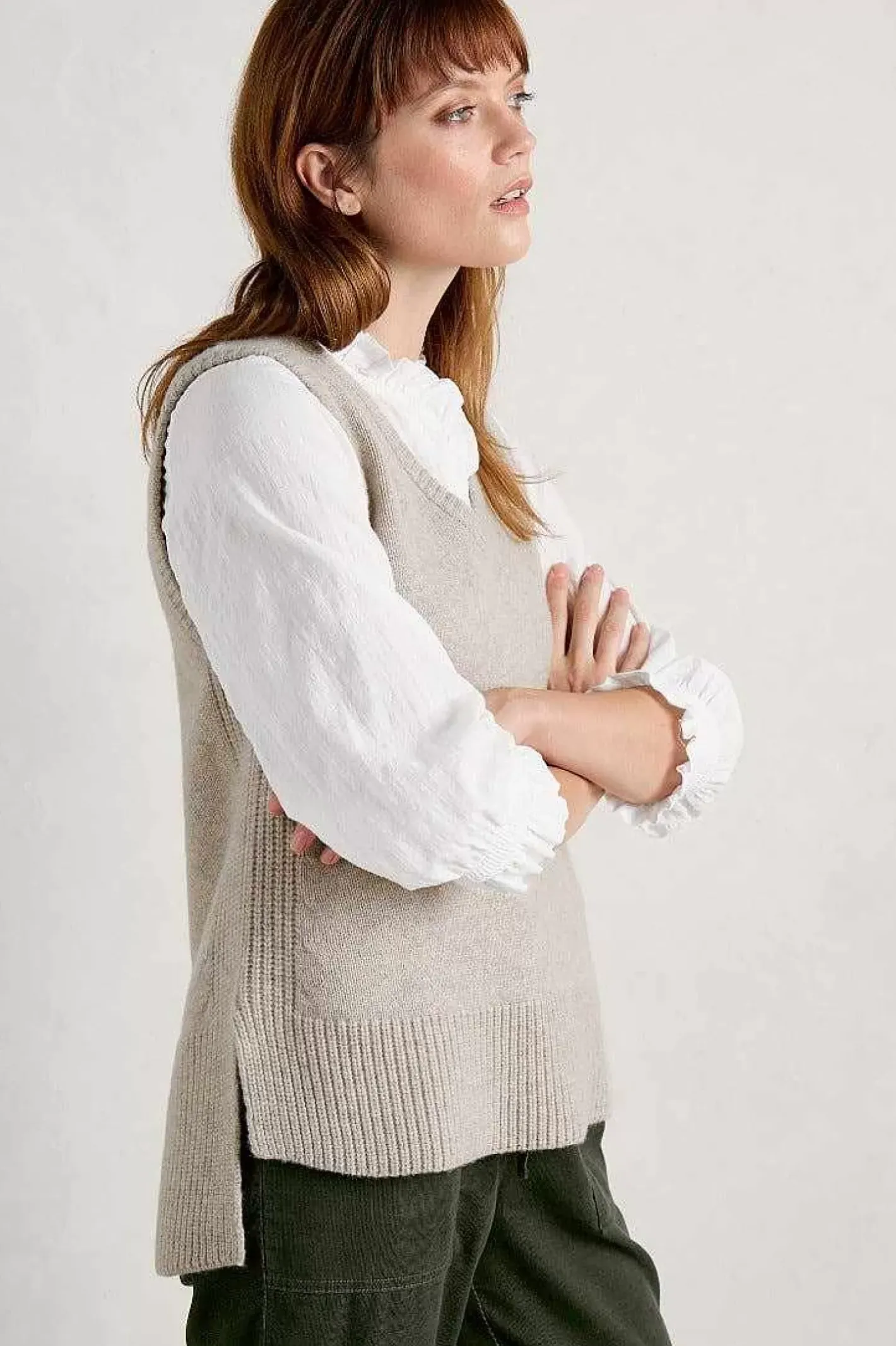 Women Seasalt Cornwall Coupling V-Neck Vest