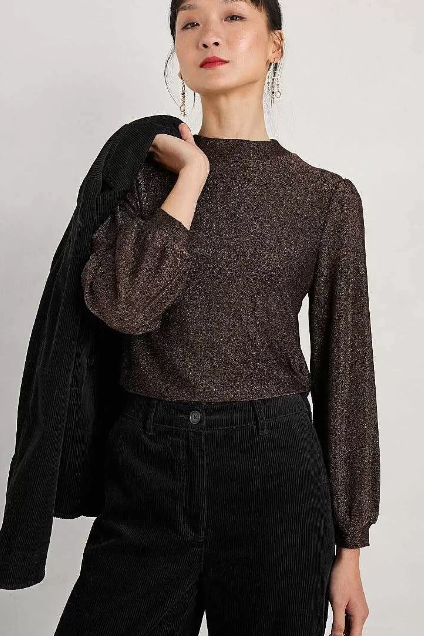 Women Seasalt Cornwall Dawn Point Sparkly Top