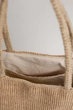 Women Seasalt Cornwall Grassland Jute Basket Bag