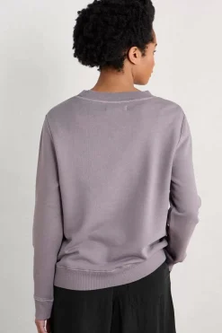 Women Seasalt Cornwall Hawkmoth Organic Cotton Sweatshirt