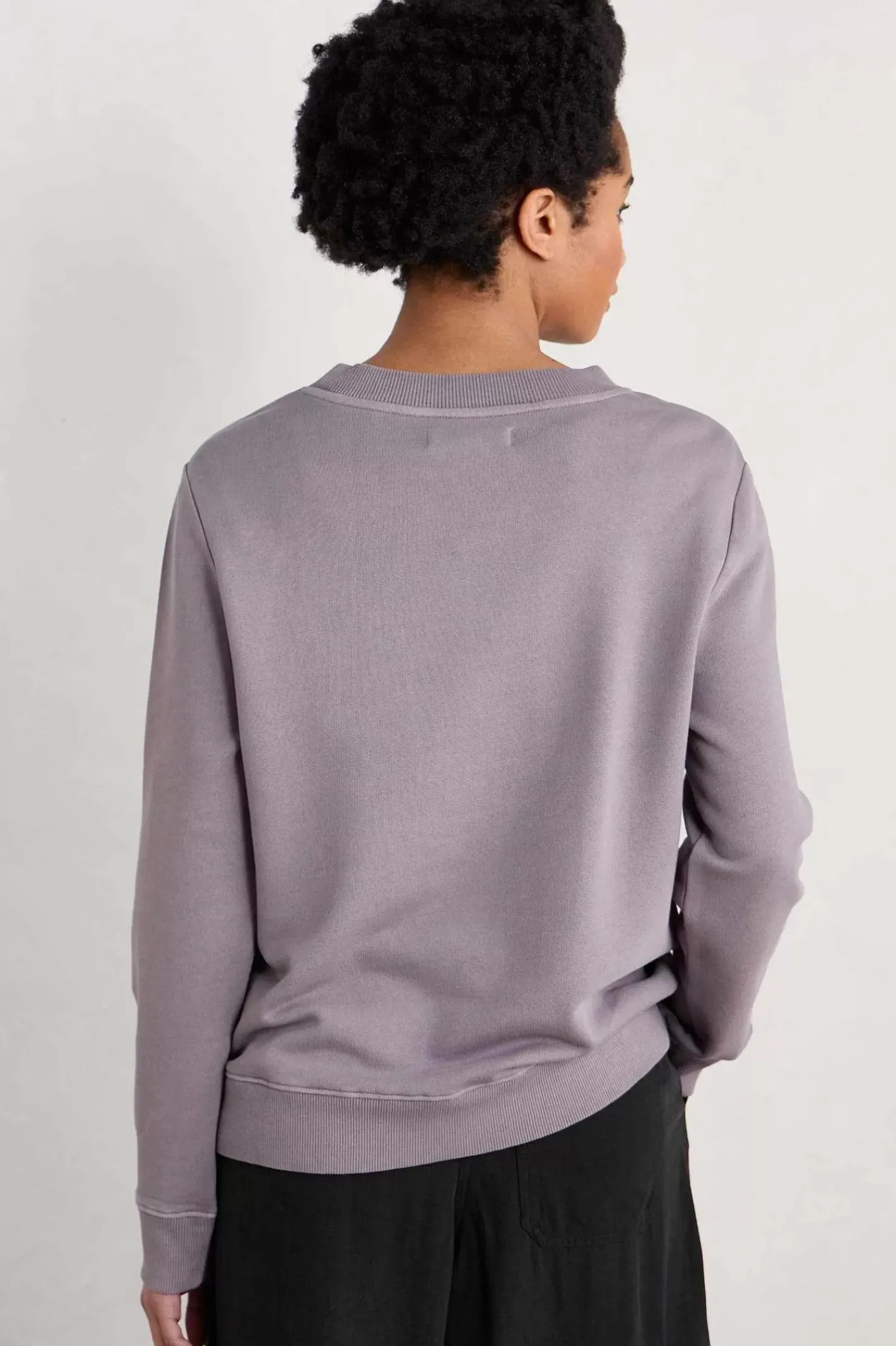 Women Seasalt Cornwall Hawkmoth Organic Cotton Sweatshirt
