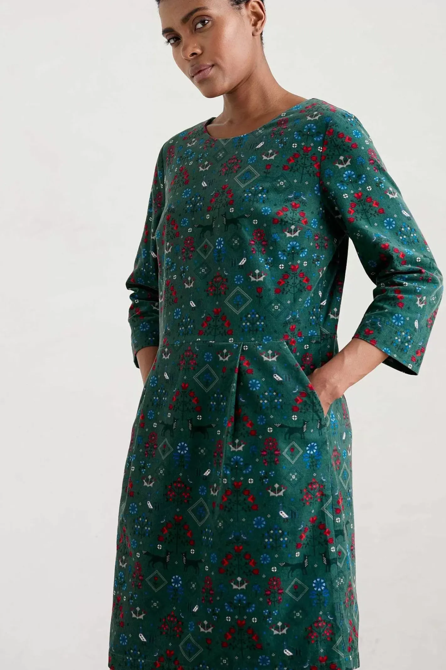 Women Seasalt Cornwall High Key Needlecord Dress