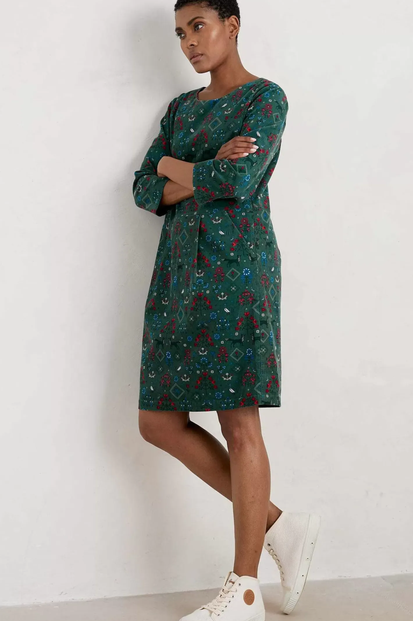 Women Seasalt Cornwall High Key Needlecord Dress