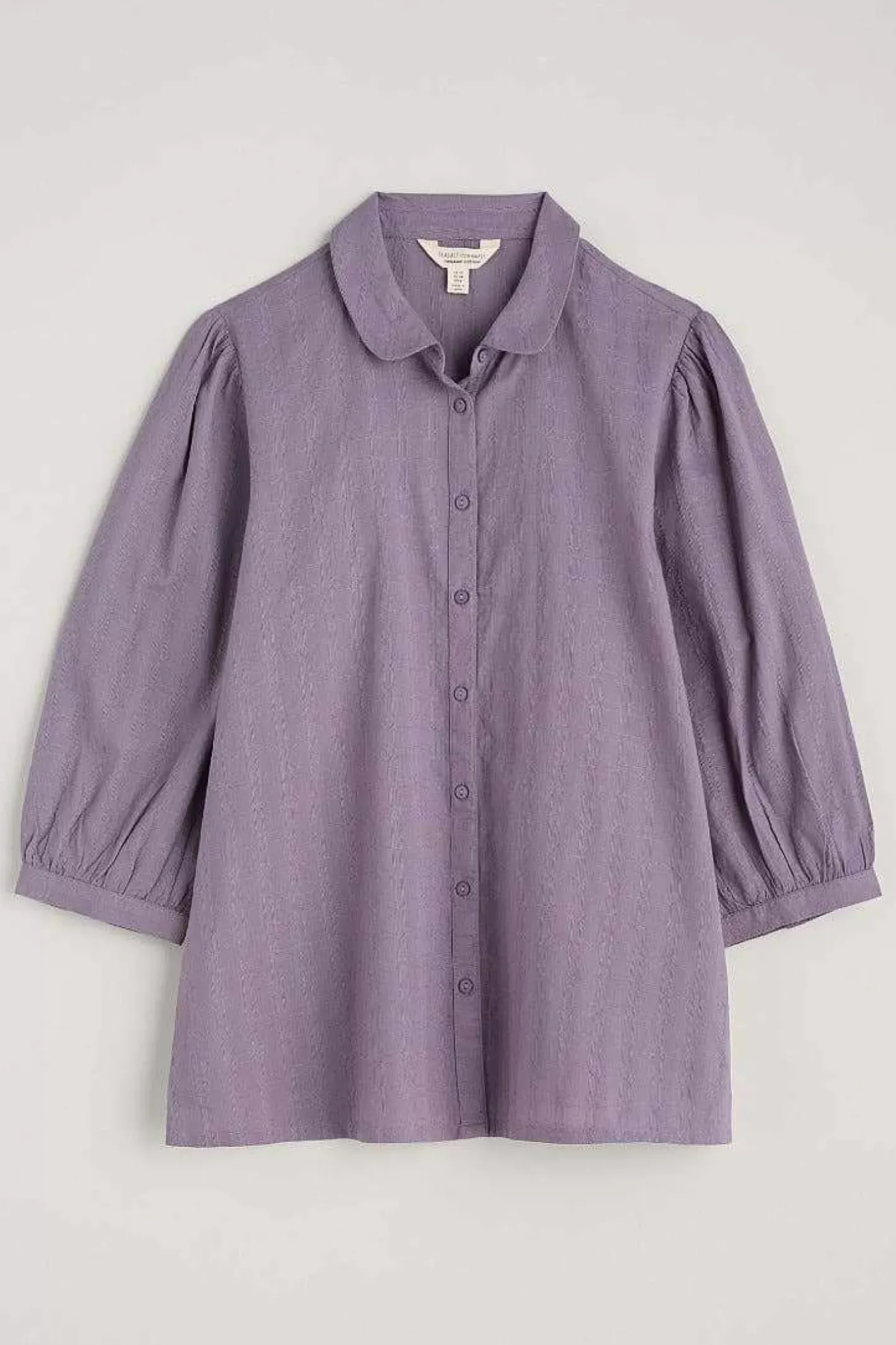 Women Seasalt Cornwall Hope Cottage Organic Cotton Check Blouse