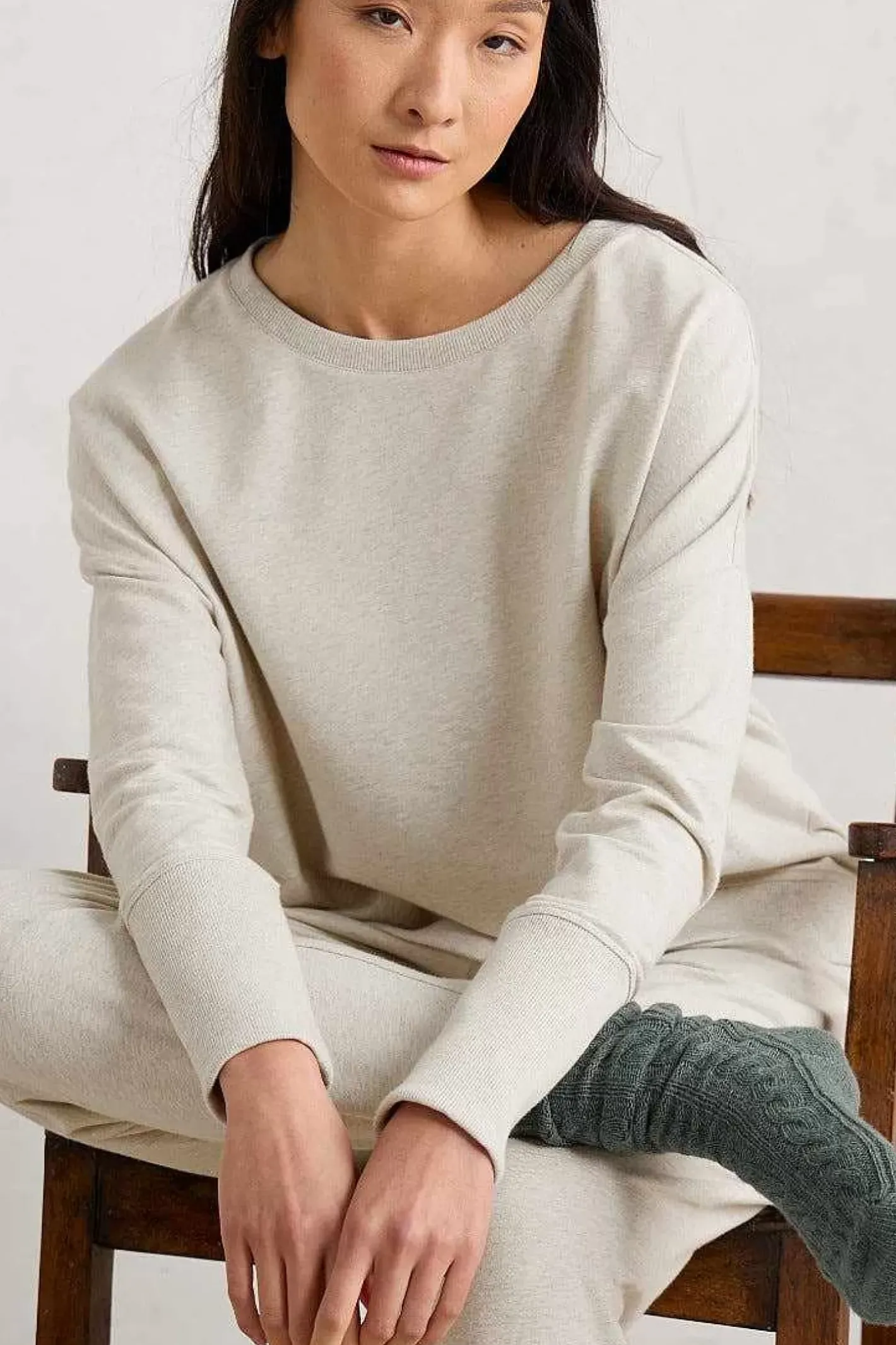 Women Seasalt Cornwall Hunter's Moon Organic Cotton Sweatshirt