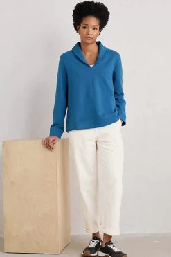 Women Seasalt Cornwall Knot Berry Shawl Neck Sweatshirt