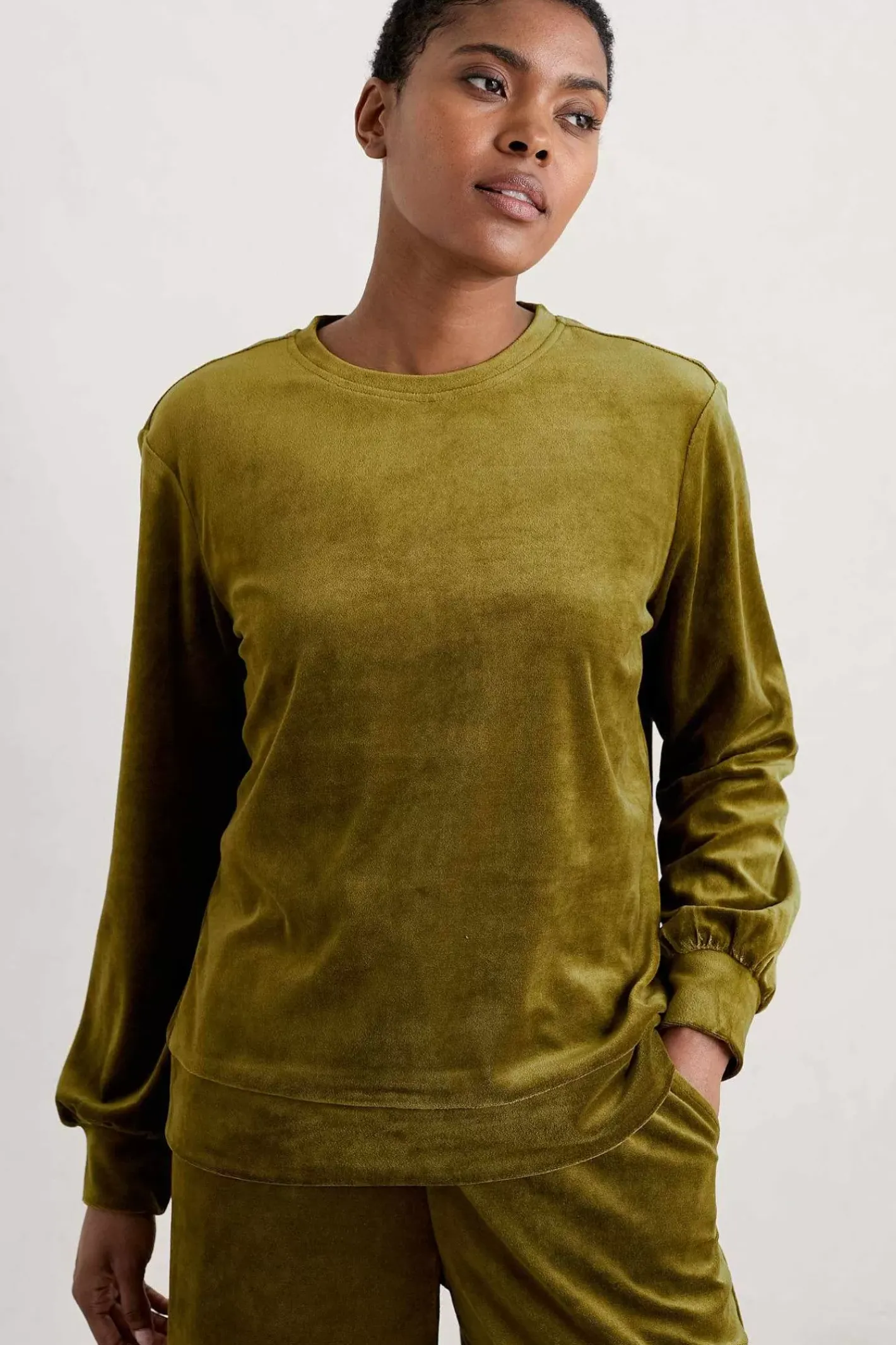 Women Seasalt Cornwall Kowan Velour Sweatshirt