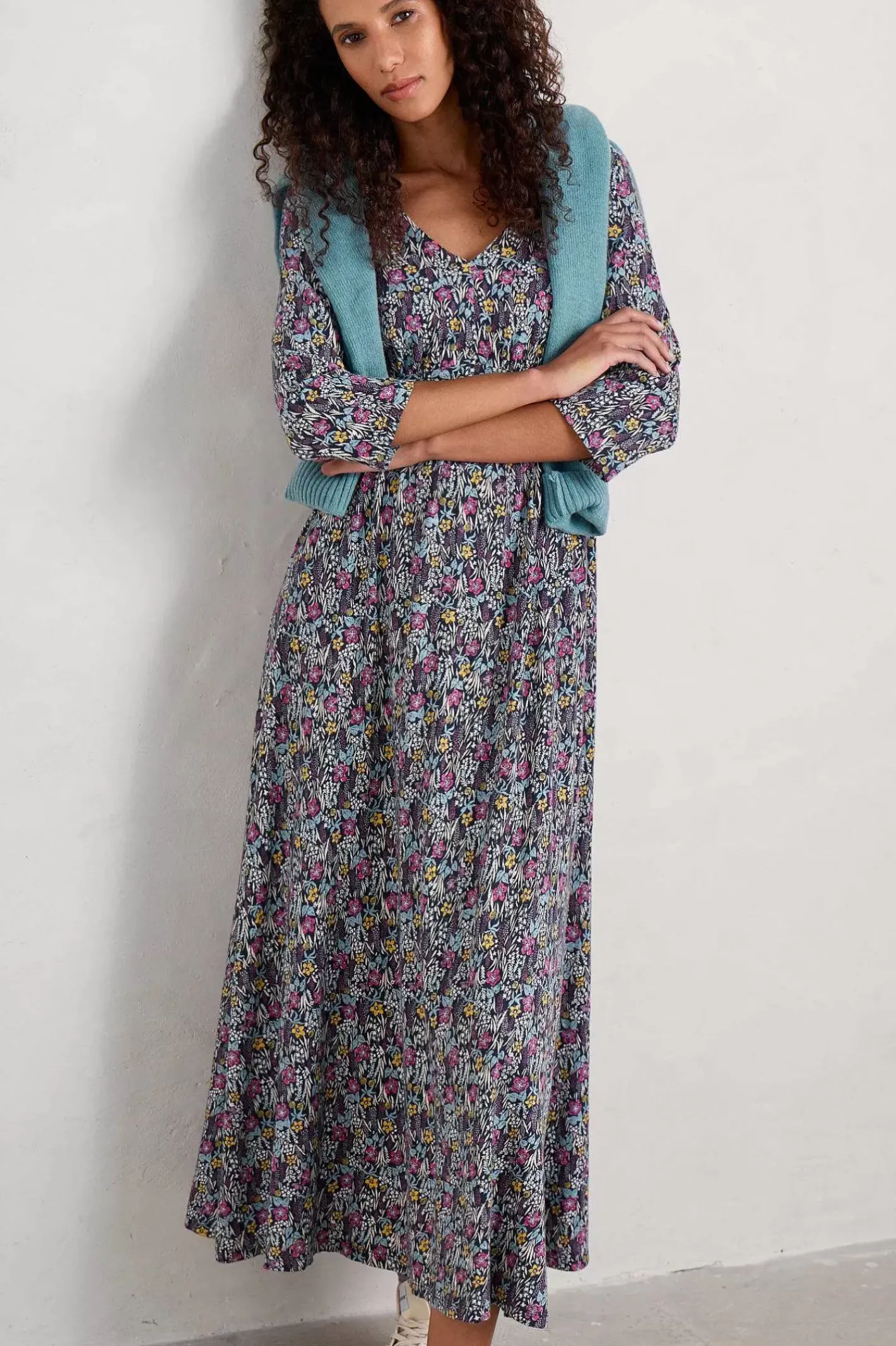 Women Seasalt Cornwall Maggie Maxi Dress (Gots)