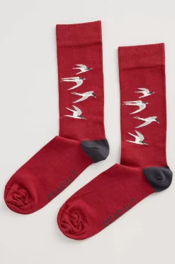 Men Seasalt Cornwall Men's Arty Organic Cotton Socks