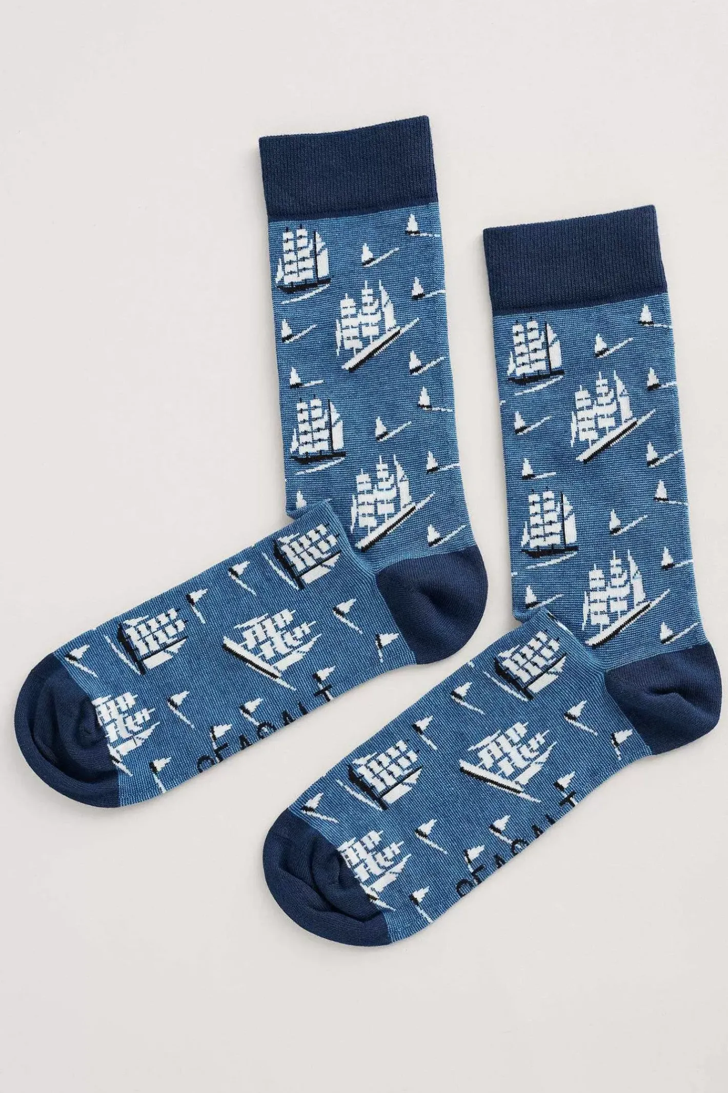 Men Seasalt Cornwall Men's Arty Organic Cotton Socks