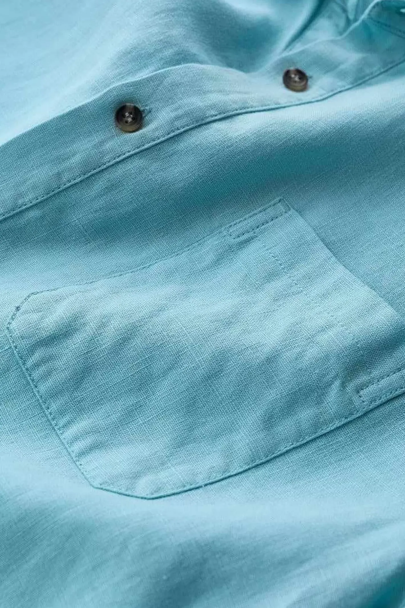 Men Seasalt Cornwall Men's Carne Short Sleeve Linen Shirt