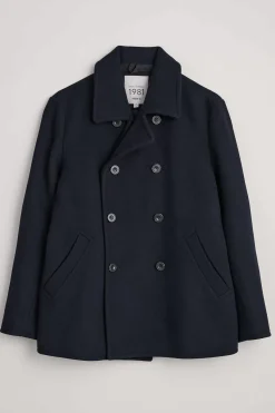 Men Seasalt Cornwall Men's Channel Wool Blend Coat