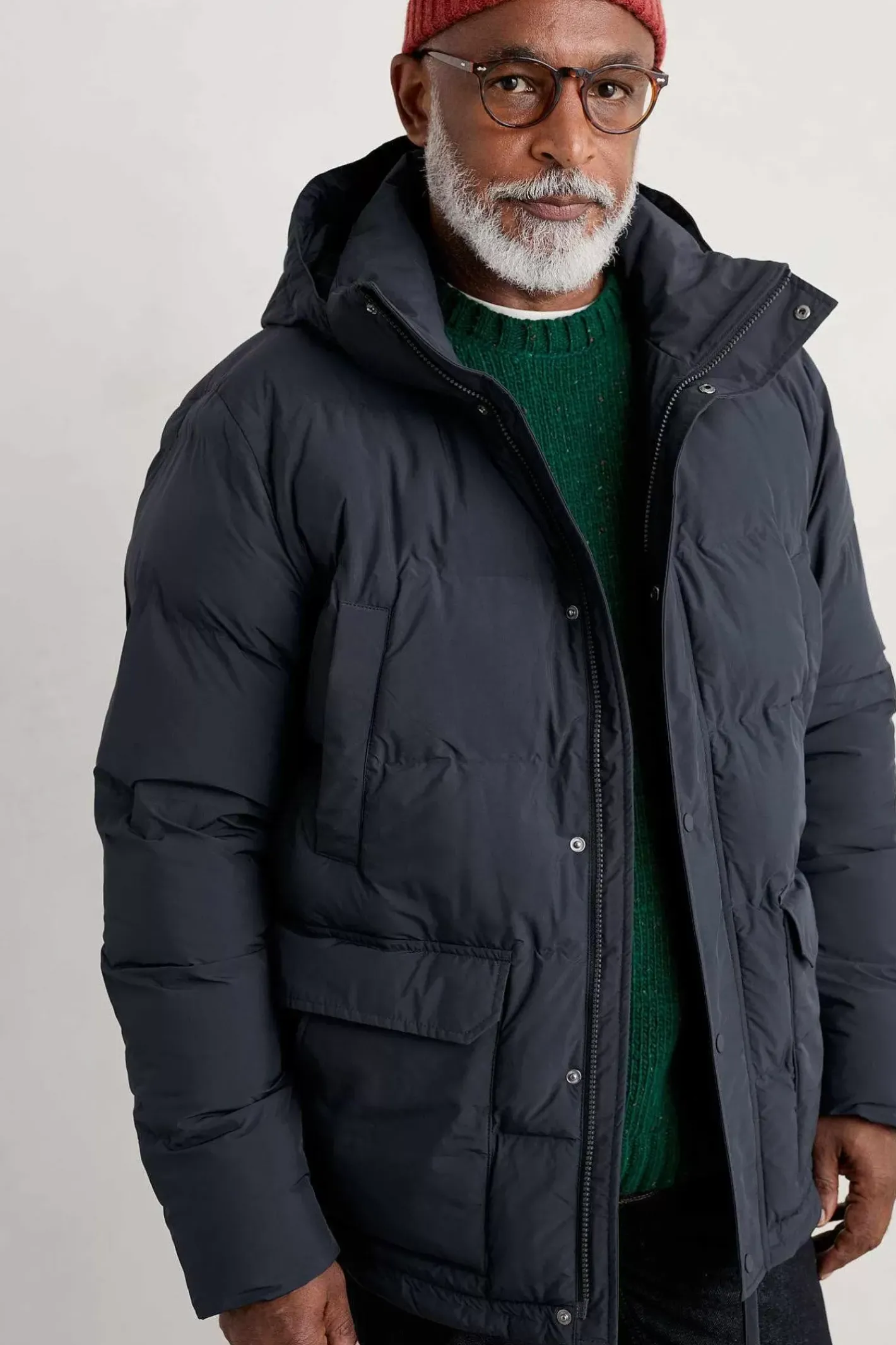 Men Seasalt Cornwall Men's Gatekeeper Waterproof Puffer Coat