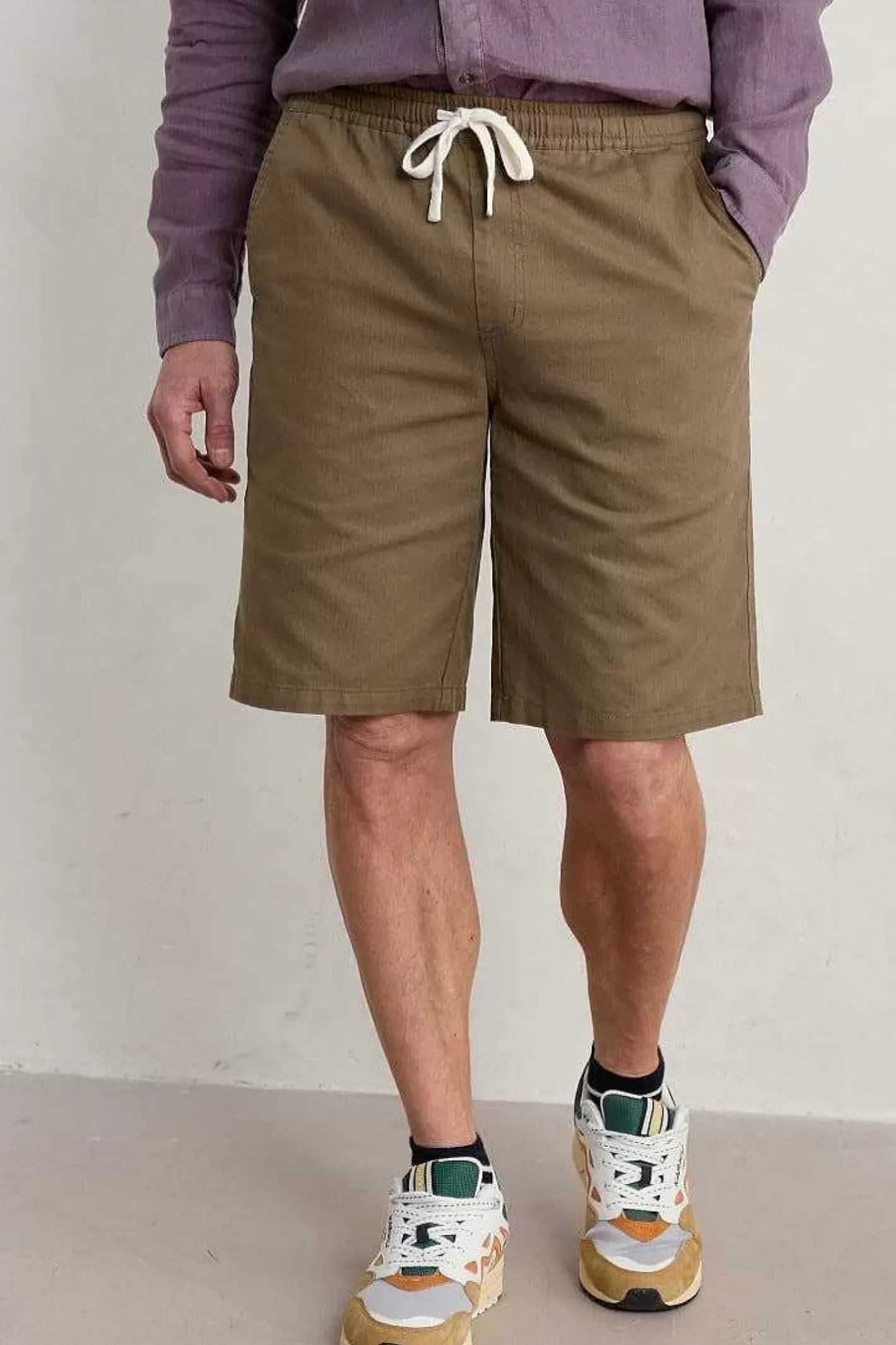 Men Seasalt Cornwall Men's Lighterman Organic Cotton Shorts