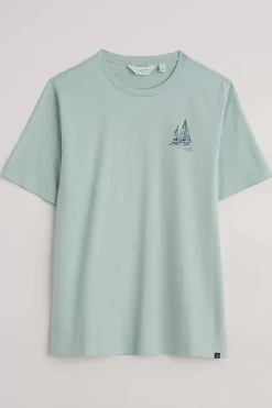 Men Seasalt Cornwall Men's Loggerhead Organic Cotton T-Shirt