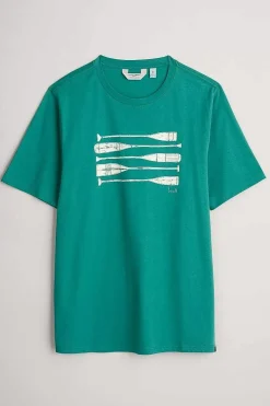 Women Seasalt Cornwall Men's Midwatch Organic Cotton T-Shirt