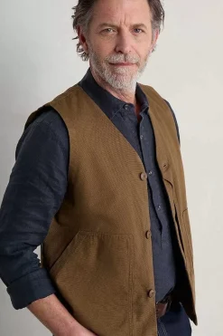 Men Seasalt Cornwall Men's Organic Cotton Metern Waistcoat