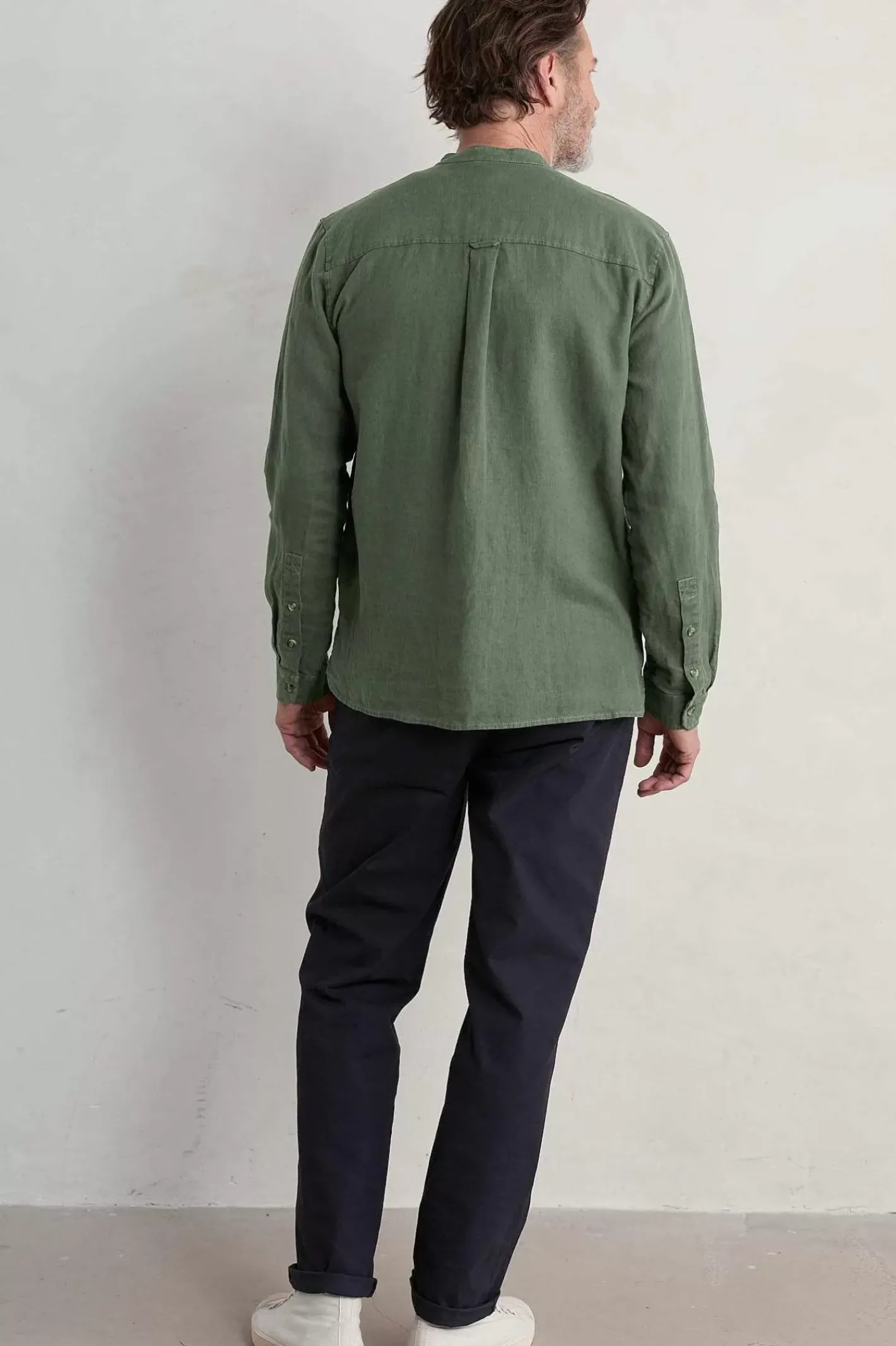 Men Seasalt Cornwall Men's Porlock Linen Shirt