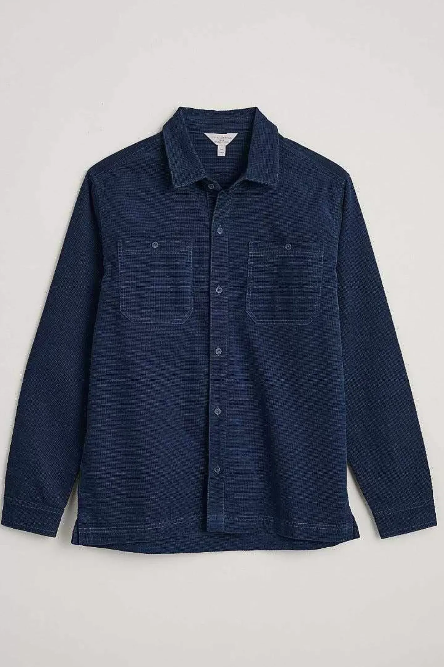 Men Seasalt Cornwall Men's Ropemaker Waffle Cord Overshirt