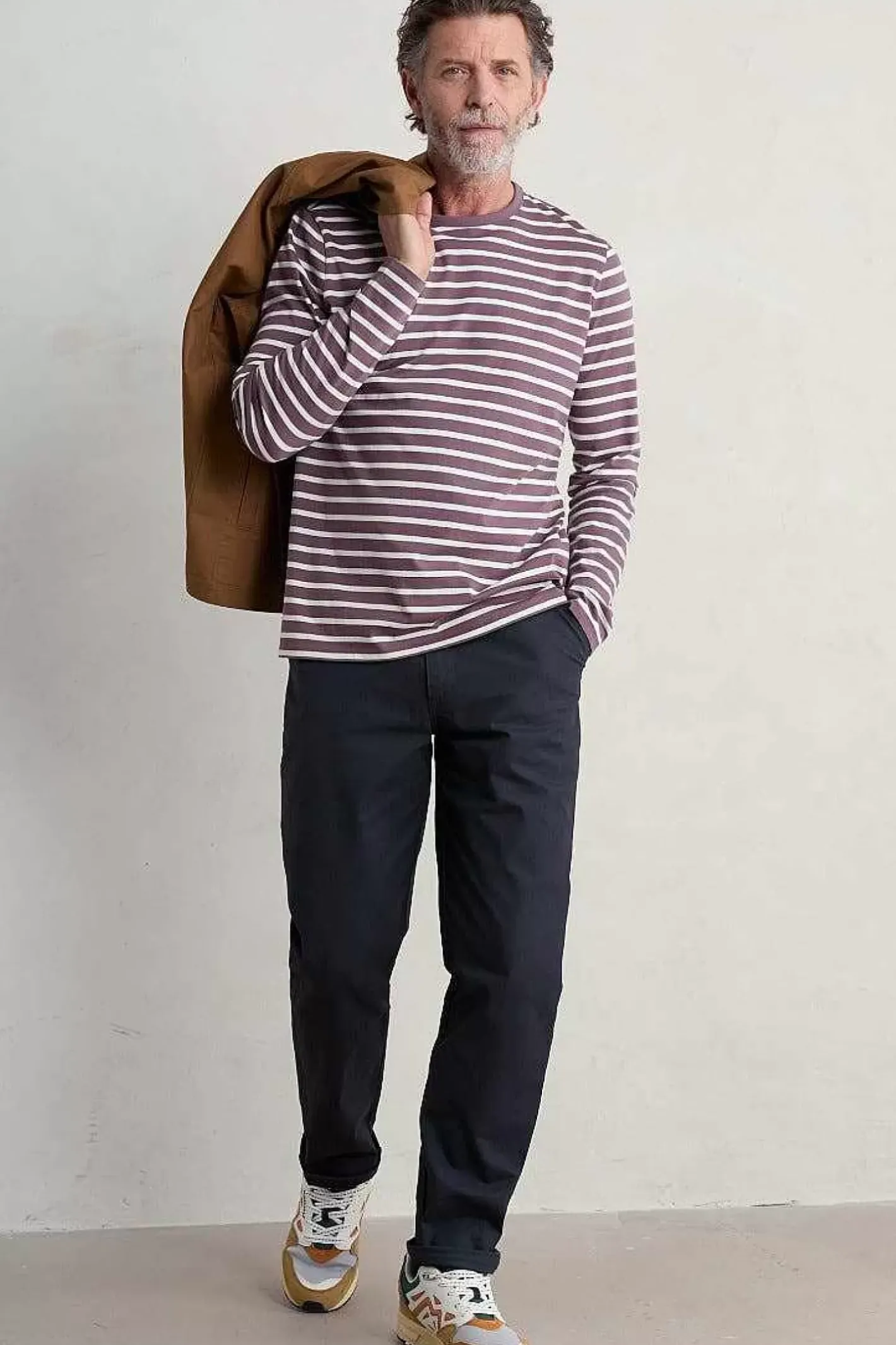 Women Seasalt Cornwall Men's Sailor Shirt With Crew Neck (Gots)