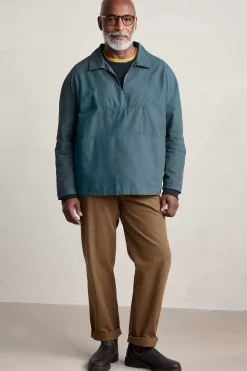 Men Seasalt Cornwall Men's Sidestone Cotton Canvas Smock