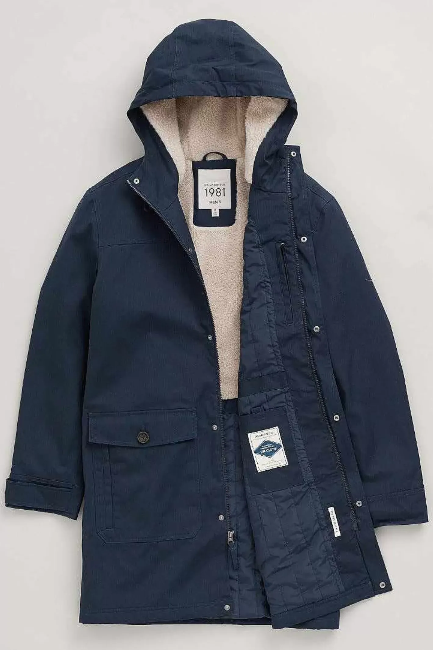 Men Seasalt Cornwall Men's Tidesman Waterproof Coat