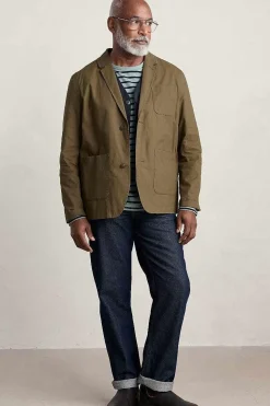 Men Seasalt Cornwall Men's Towen Organic Cotton Blazer