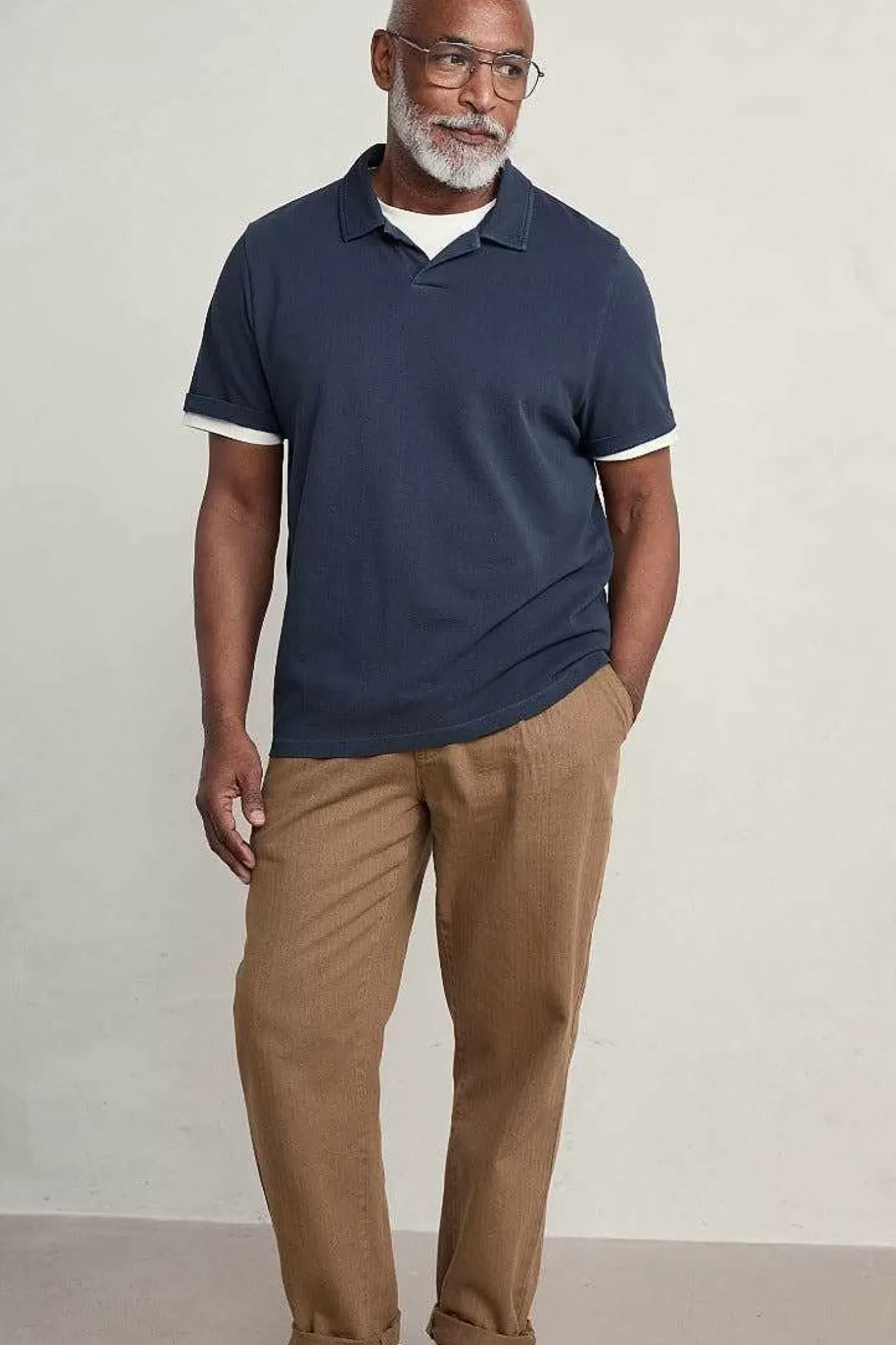 Men Seasalt Cornwall Men's Treve Organic Cotton Polo