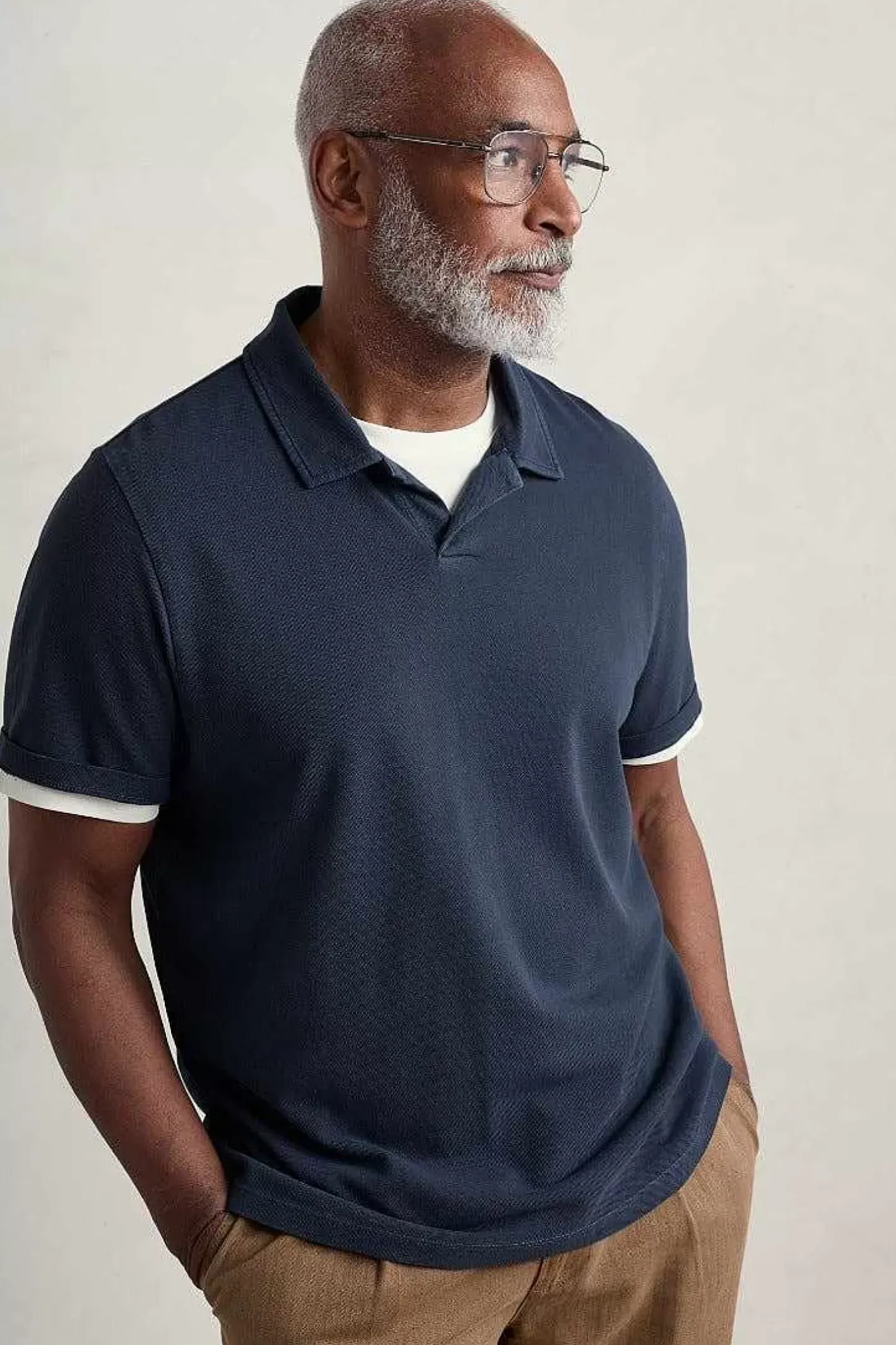 Men Seasalt Cornwall Men's Treve Organic Cotton Polo