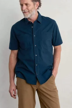 Men Seasalt Cornwall Men's Trewavas Short Sleeve Shirt (Gots)