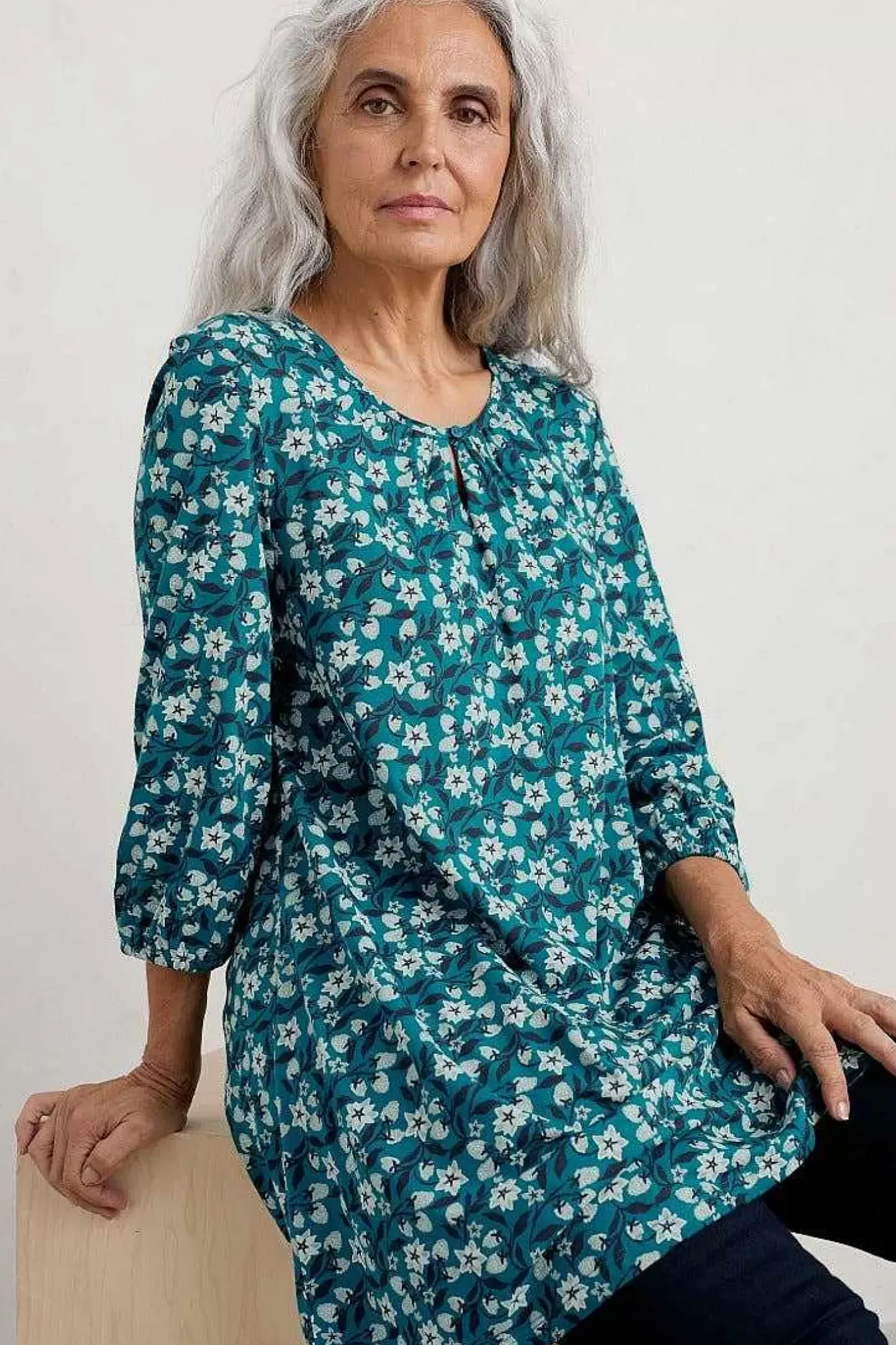 Women Seasalt Cornwall Moonfish Jersey Tunic