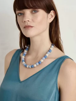 Women Seasalt Cornwall Moorland Haze Bead Necklace