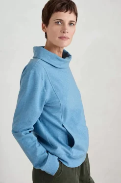 Women Seasalt Cornwall Moss Path Organic Cotton Sweatshirt