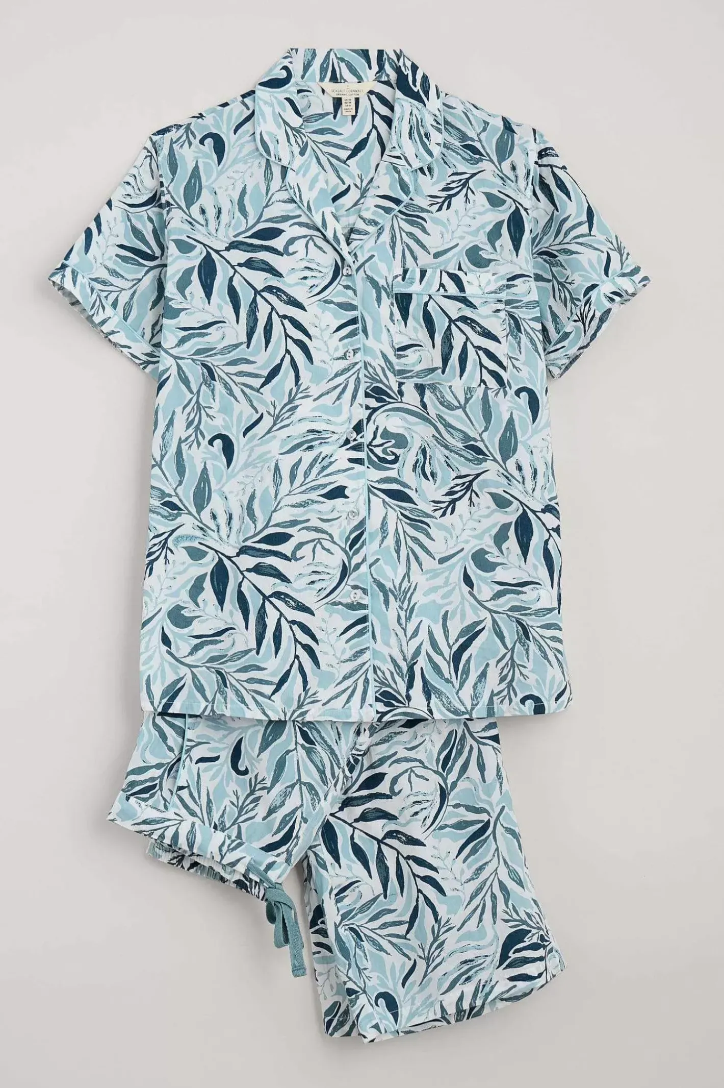 Women Seasalt Cornwall Nesting Bird Short Sleeve Pyjamas