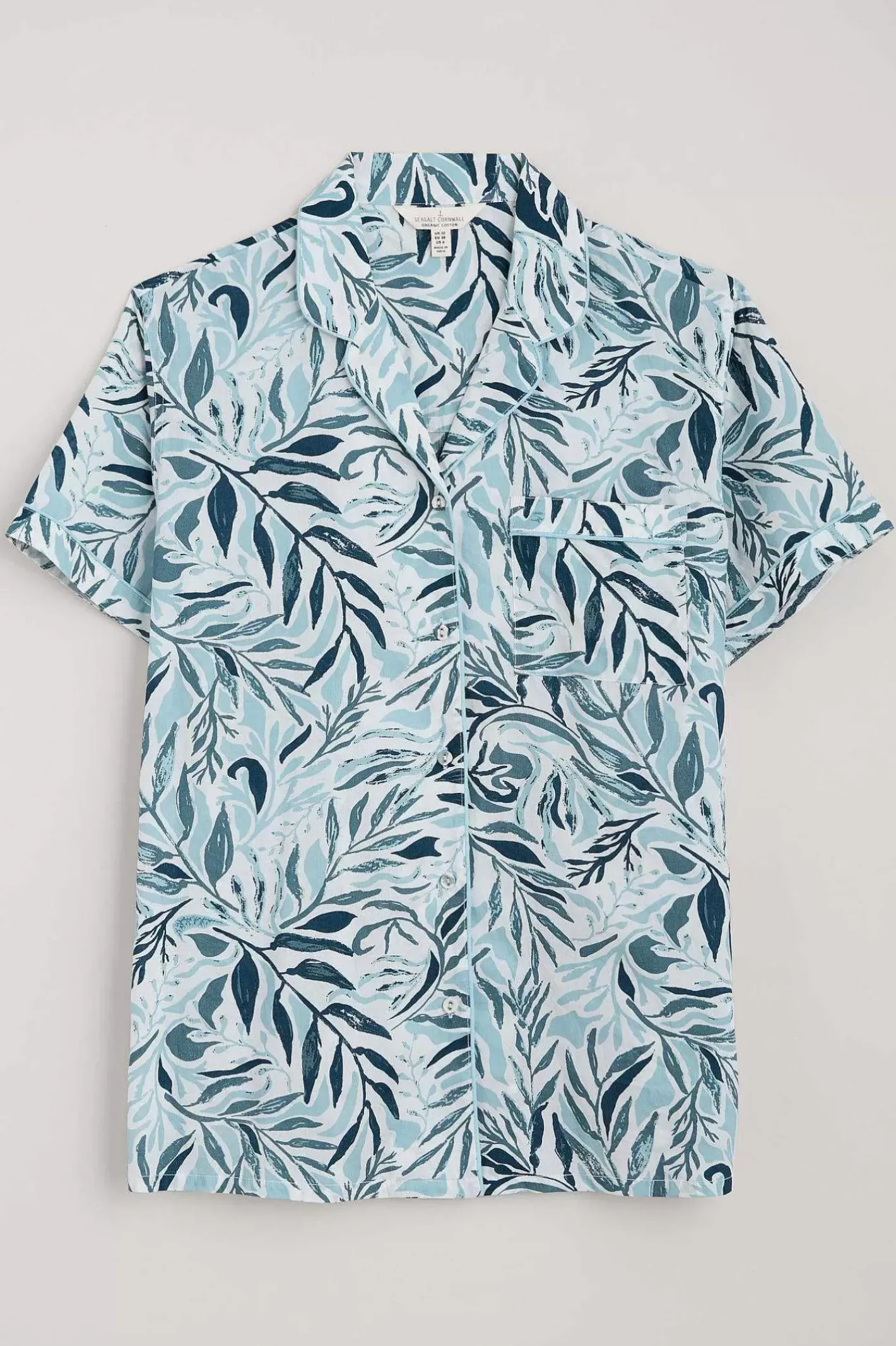 Women Seasalt Cornwall Nesting Bird Short Sleeve Pyjamas