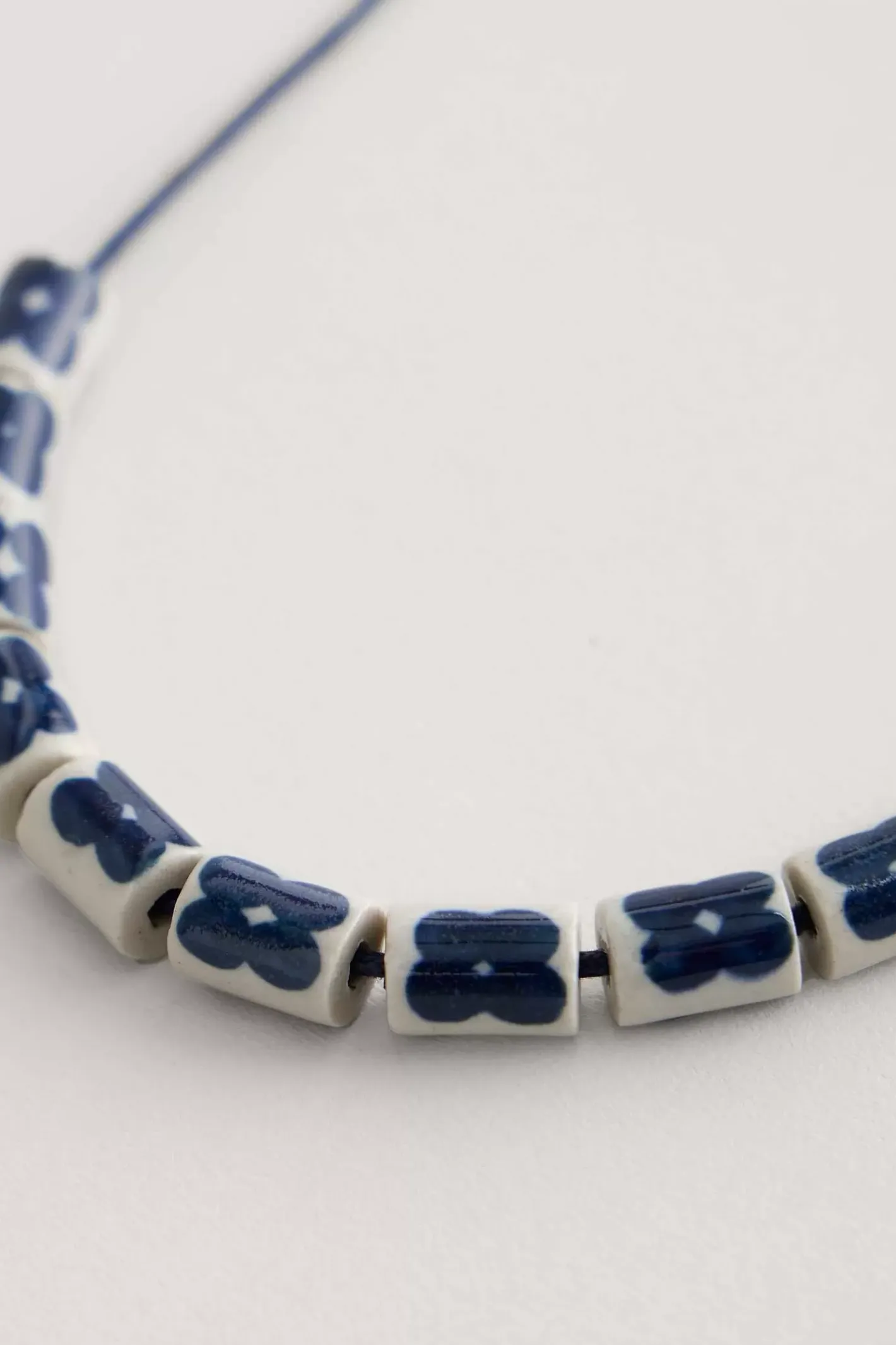 Women Seasalt Cornwall Noon Moor Ceramic Bead Necklace