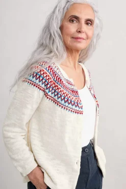 Women Seasalt Cornwall Penvoose Fair Isle Cardigan