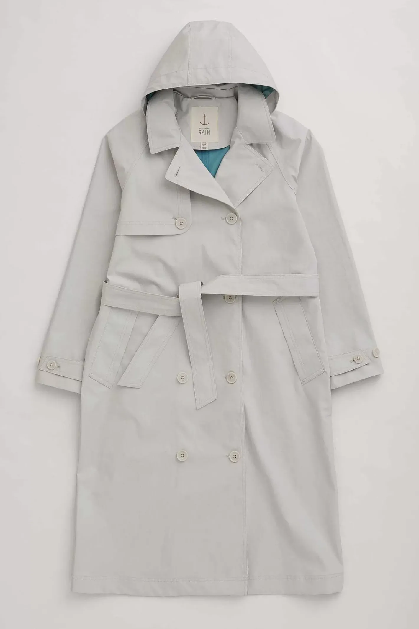 Women Seasalt Cornwall Penweathers Waterproof Trench Coat