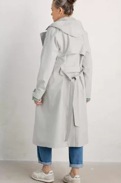 Women Seasalt Cornwall Penweathers Waterproof Trench Coat