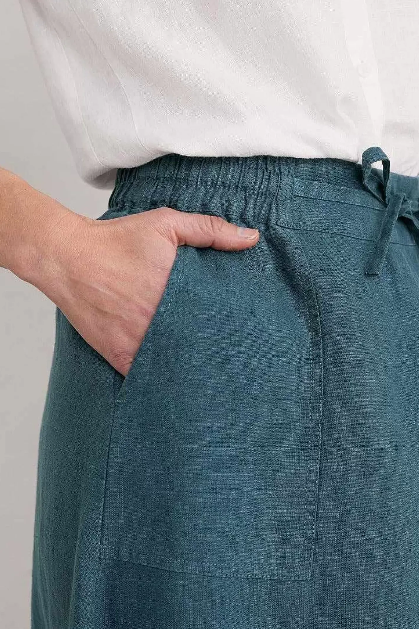 Women Seasalt Cornwall Pepper Moth Linen Skirt